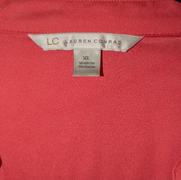 Lauren Conrad V-Neck Blouse size XL - Picture 3 of 6
